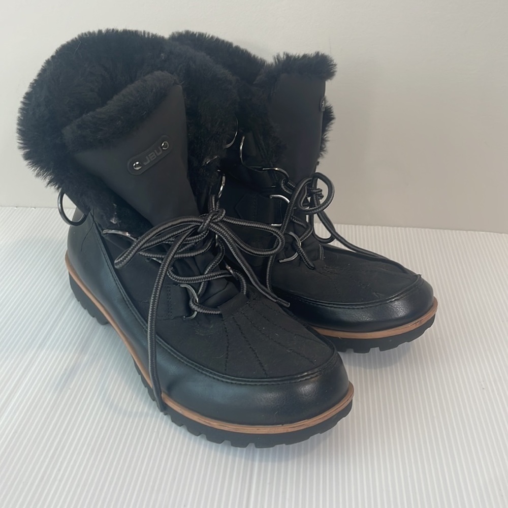JBU Maldive Weather Ready faux fur lined duck boots women size 10M